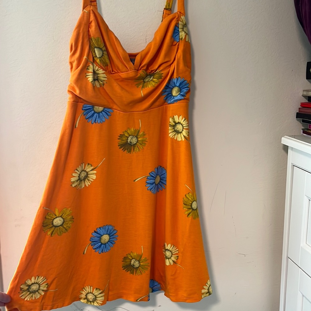 Urban outfitters flowy floral mini dress